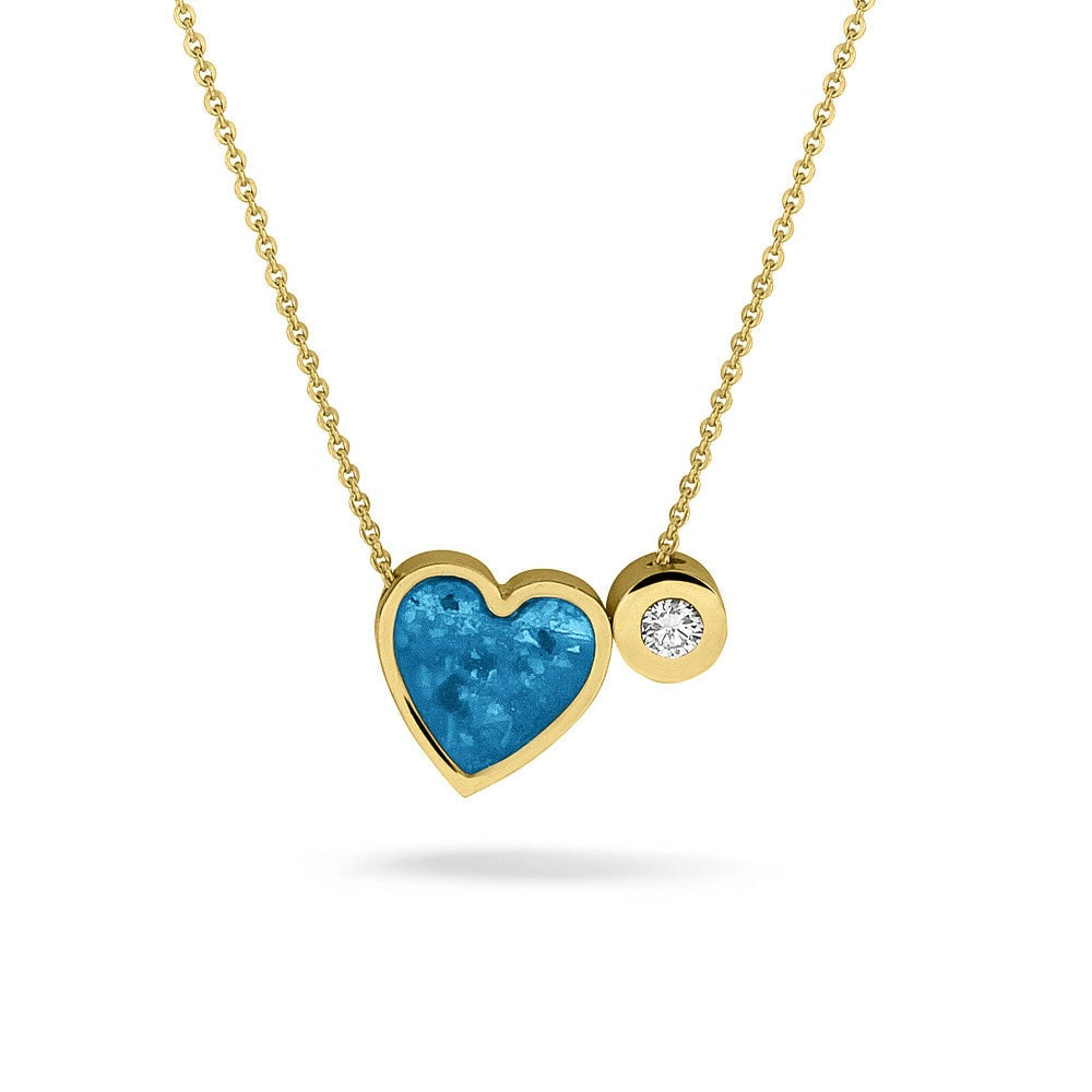 See You Mini hart ashanger in goud met collier – 701 – afbeelding 17