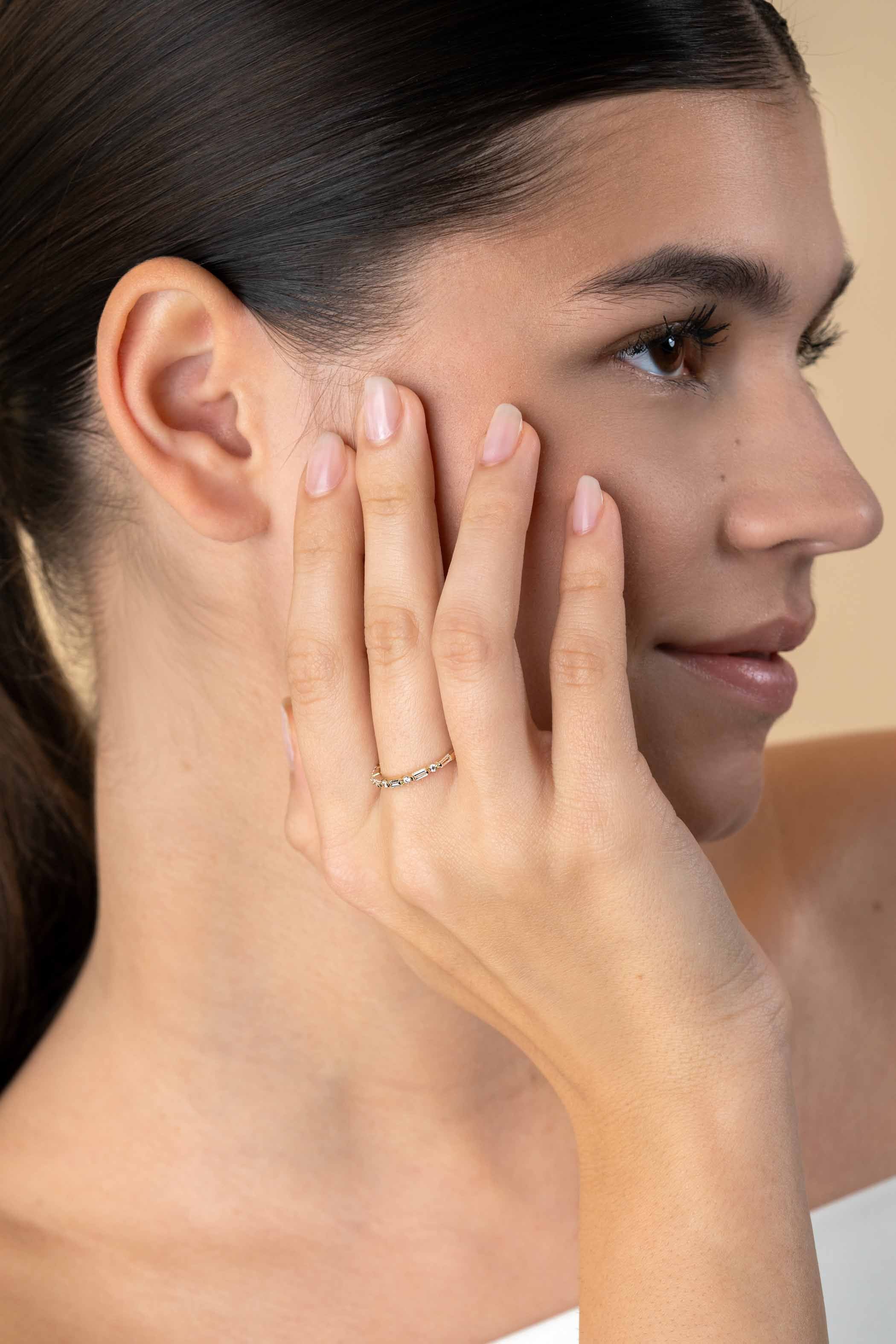 ZINZI 14K Gouden Ring met Witte Zirkonia ZGR403