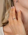 ZINZI zilveren gladde ring organisch gevormd (3mm breed) ZIR2656 - PansiteNederland.nl