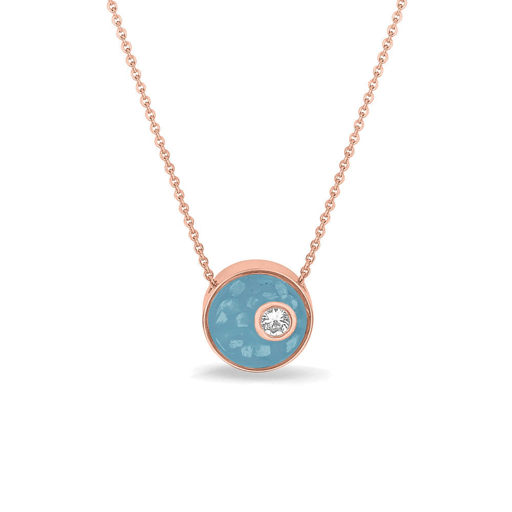 See You Gouden rond hangertje met steen voor as – 709 – afbeelding 24