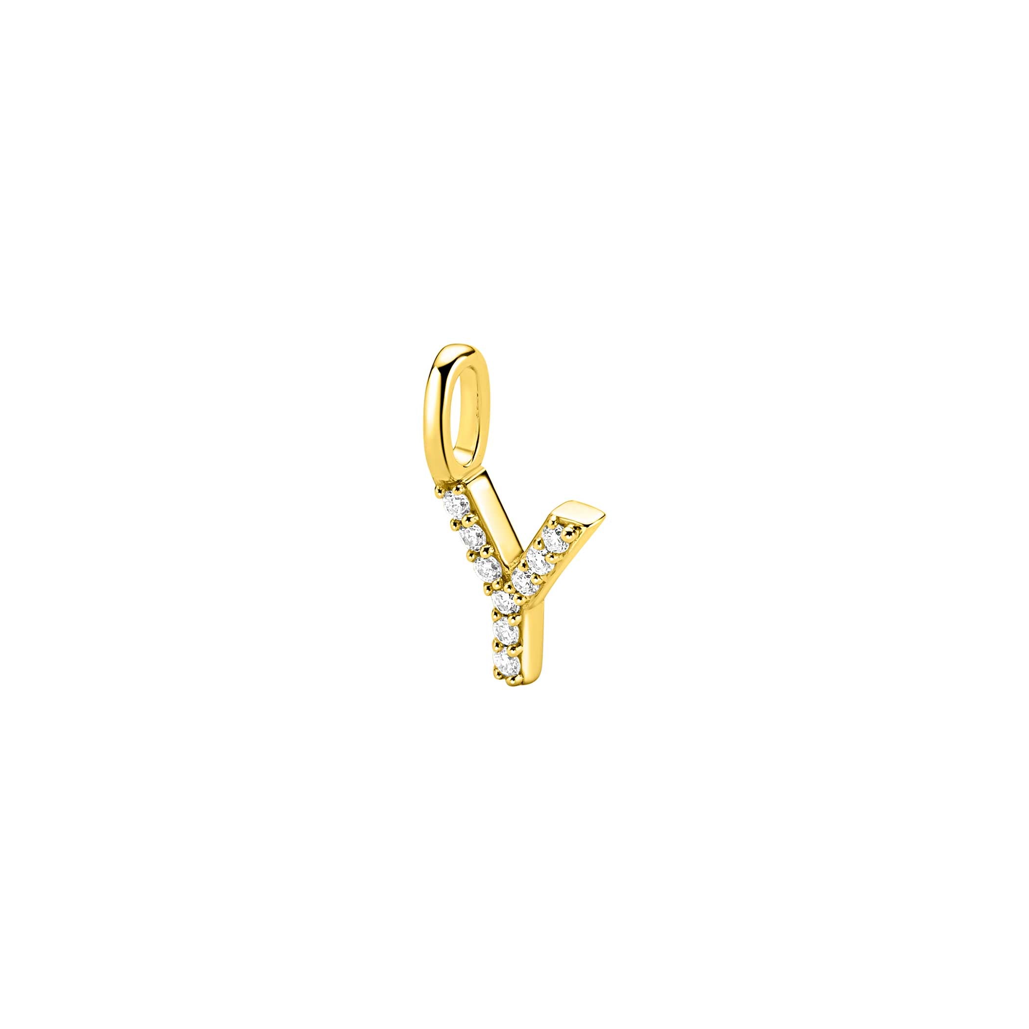 ZINZI Verguld Zilveren Hanger ZIH2828-Y