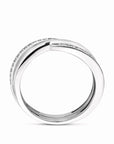 Zilveren Gerhodineerde Ring Zirkonia 1340783