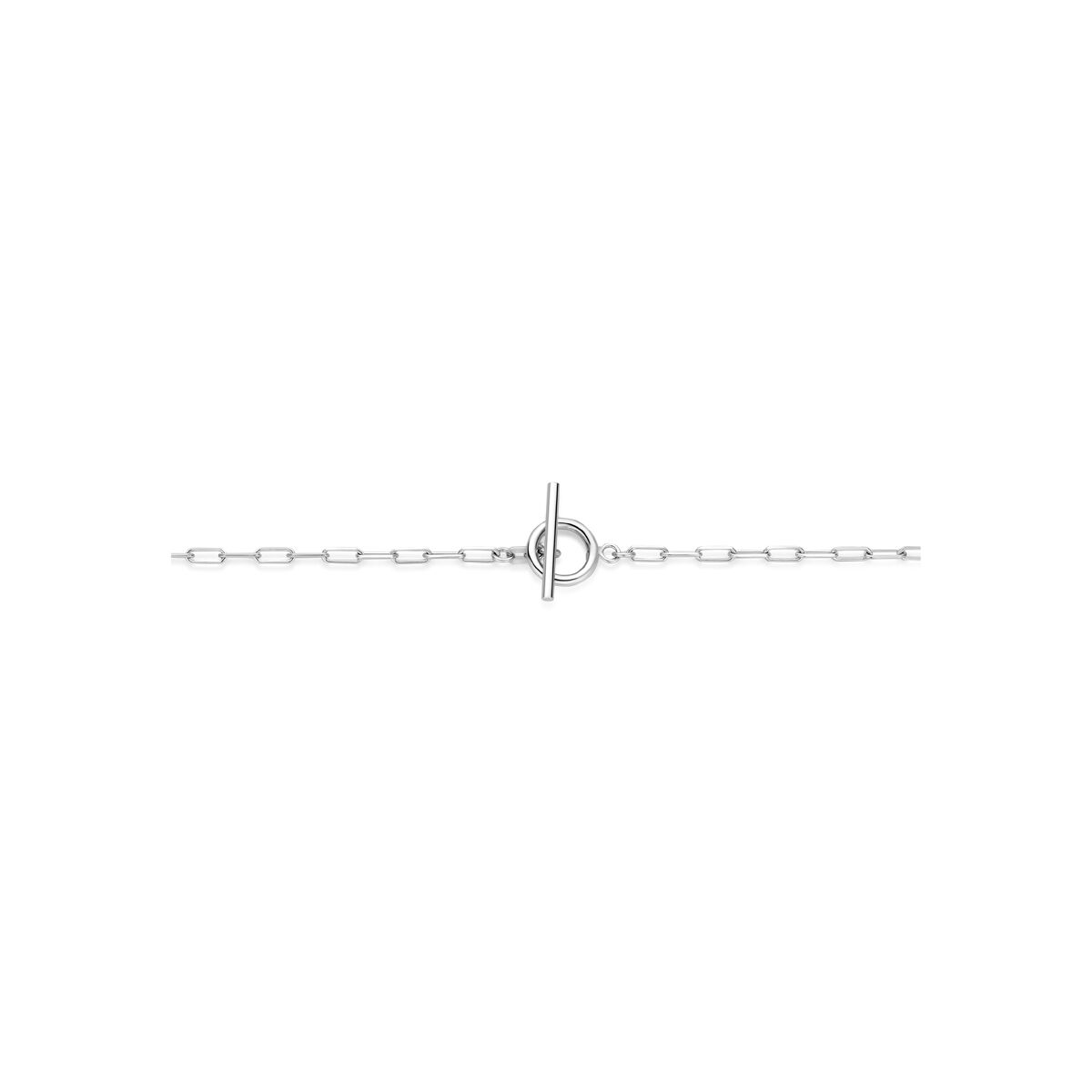 Collier kapittelslot 2,7 mm 40,5 cm zilver gerhodineerd