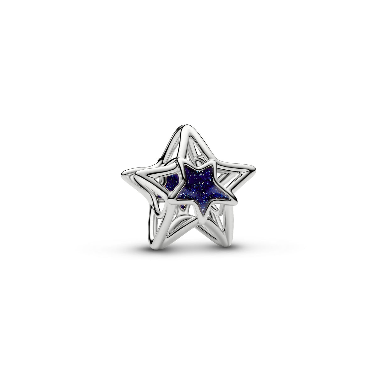 Pandora Opengewerkte Ster Bedel platinaverguld