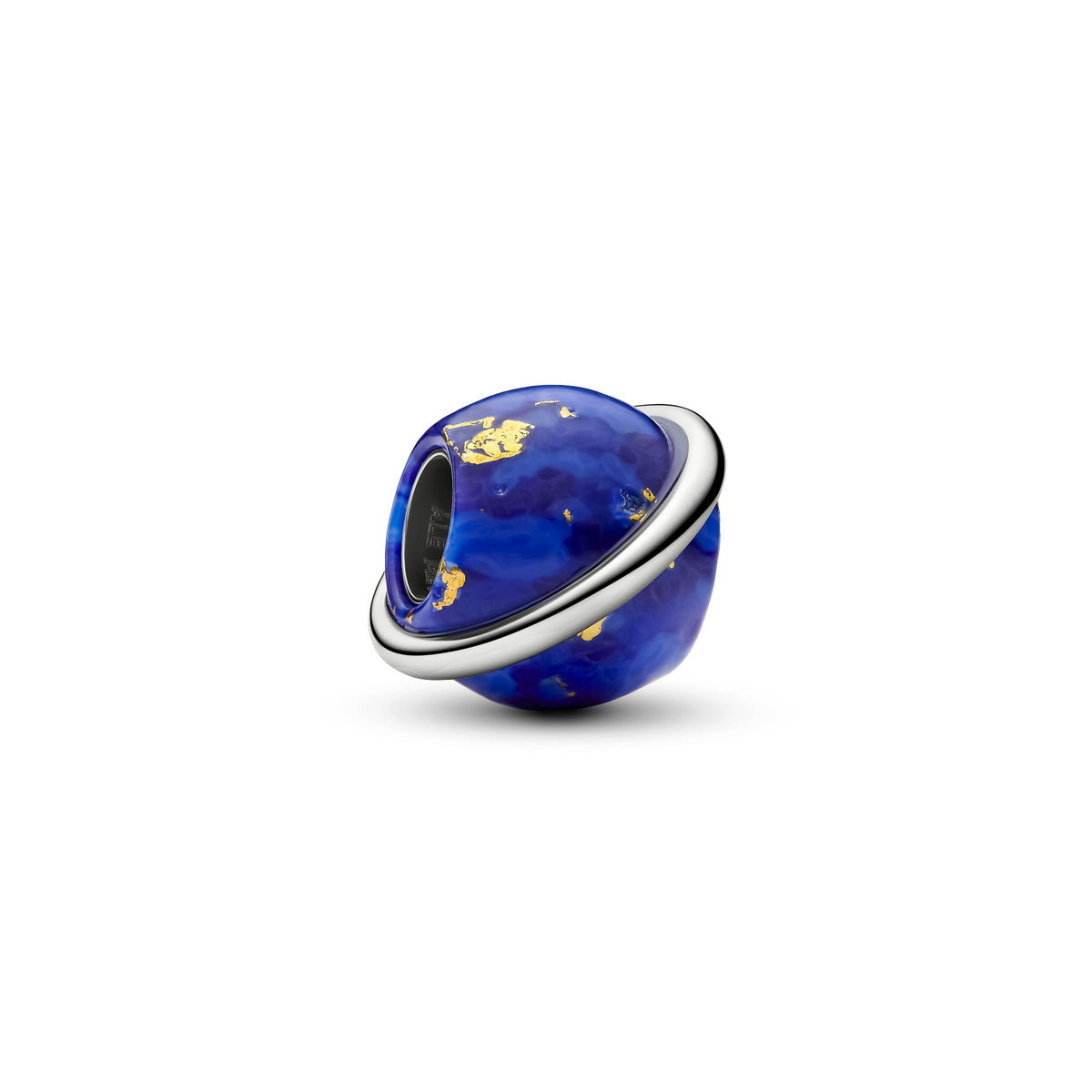 Pandora Hemelsblauwe Planeet Bedel platinaverguld
