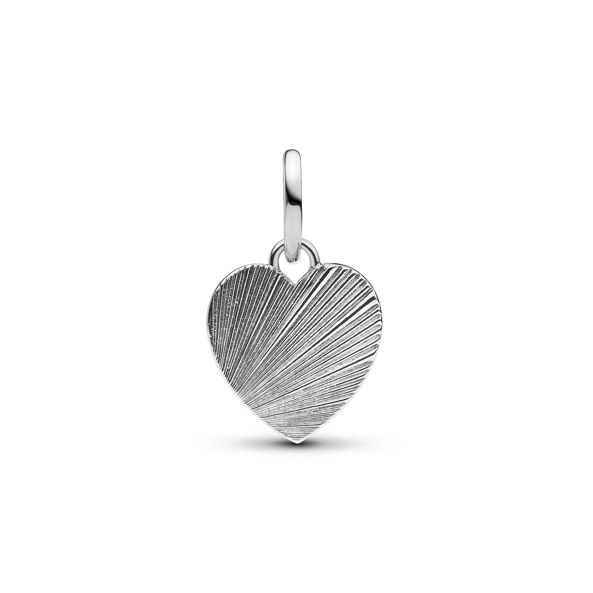 Pandora Graveerbaar Rood Hart Hangende Bedel platinaverguld