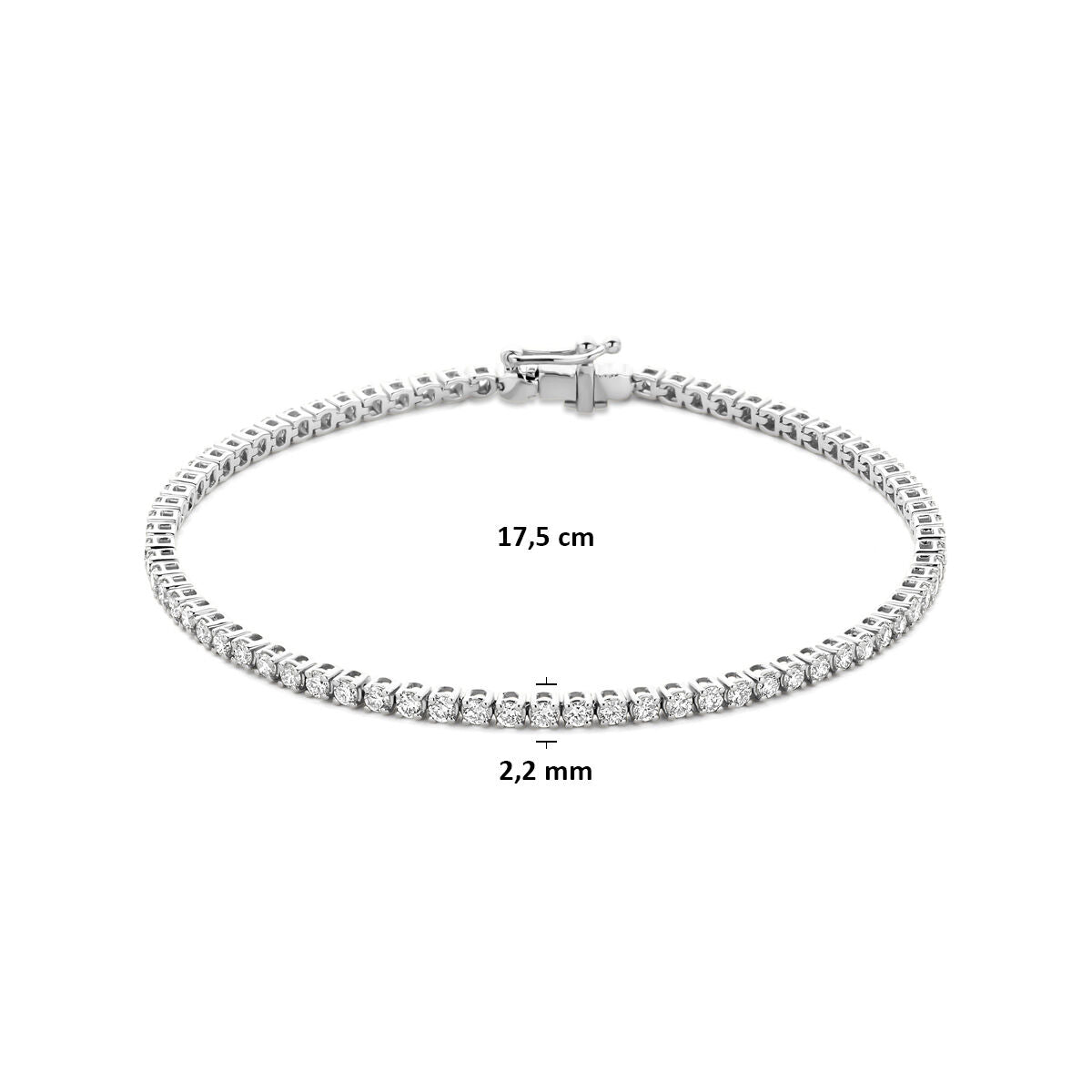 Fantasy Collection 14K Witgouden Diamanten Armband 4106480