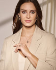 18K rosegoud hanger morganiet en diamant 0.25ct h si halo 7400008 - PansiteNederland.nl