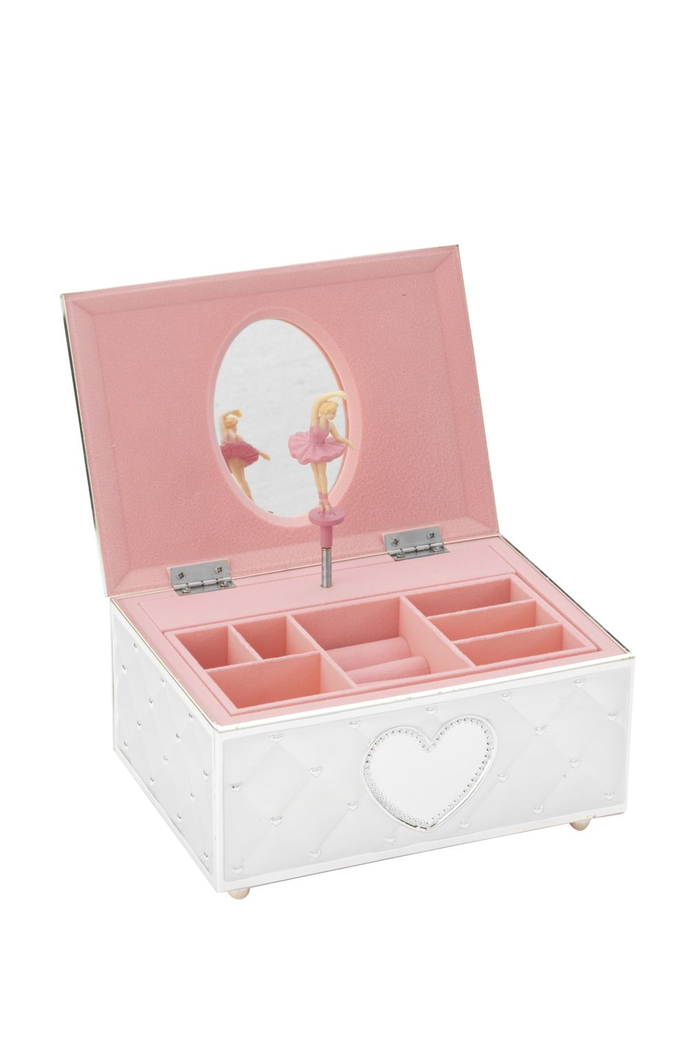 Zilverstad Sieradendoos met muziek Ballerina Verzilverd muziekdoos - 7419231
