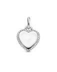 Zilver gerhodineerde graveerhanger hart 1338826 - PansiteNederland.nl
