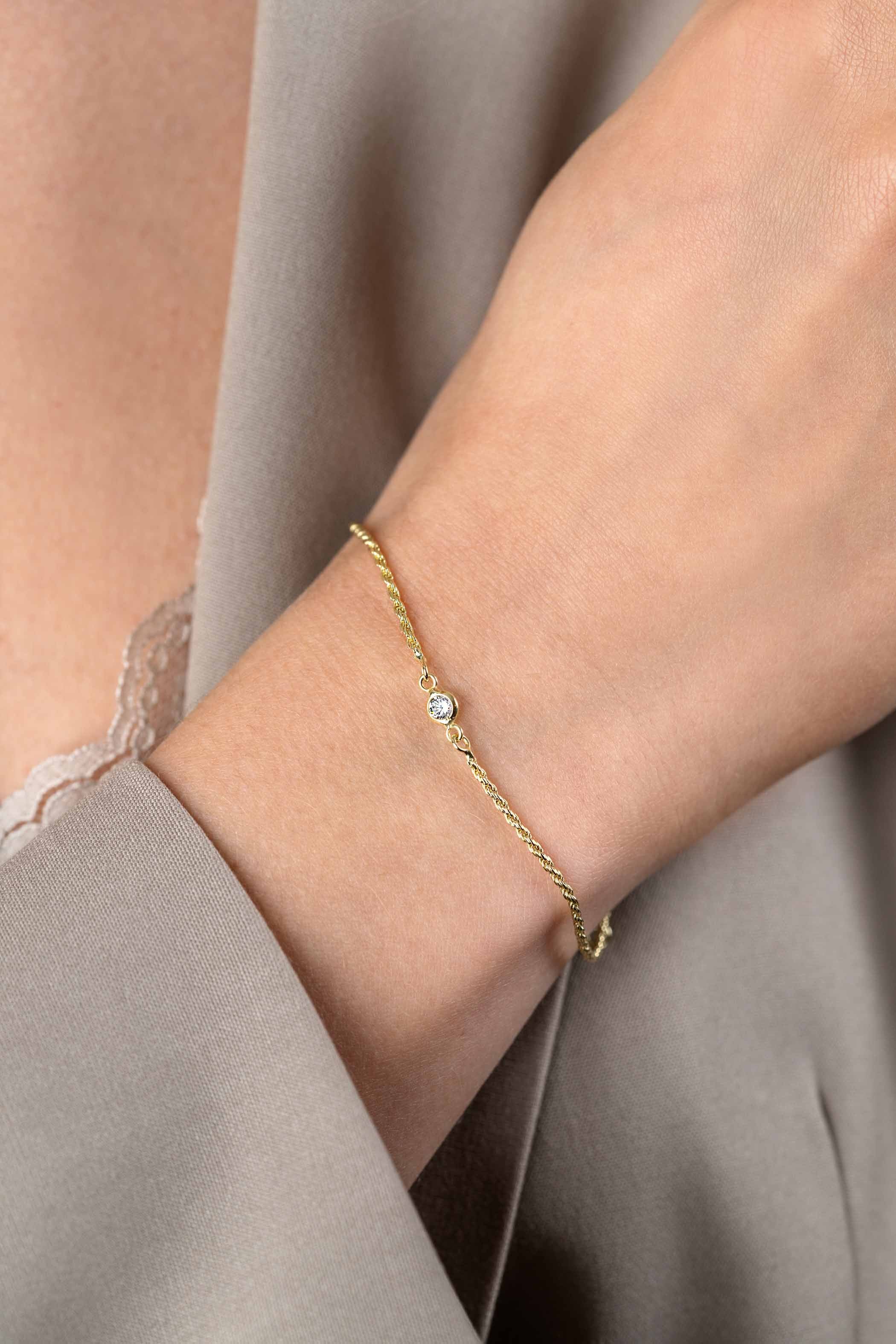 ZINZI Verguld Zilveren Armband 17-20 cm - ZIA2461Y