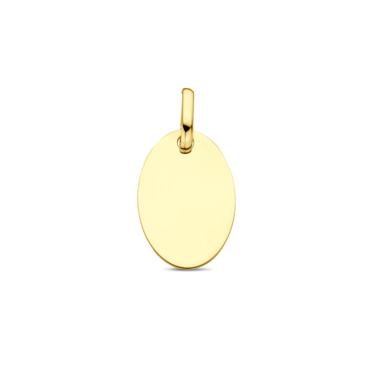 9K Geelgouden 9k graveerhanger ovaal 20 mm - 8000172 - PansiteNederland.nl
