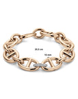 18K Bicolor Rosé/Wit Goud Armband Marine Diamant 0.34Ct G Vsi 16 Mm 20,5 Cm 7500030 - PansiteNederland.nl