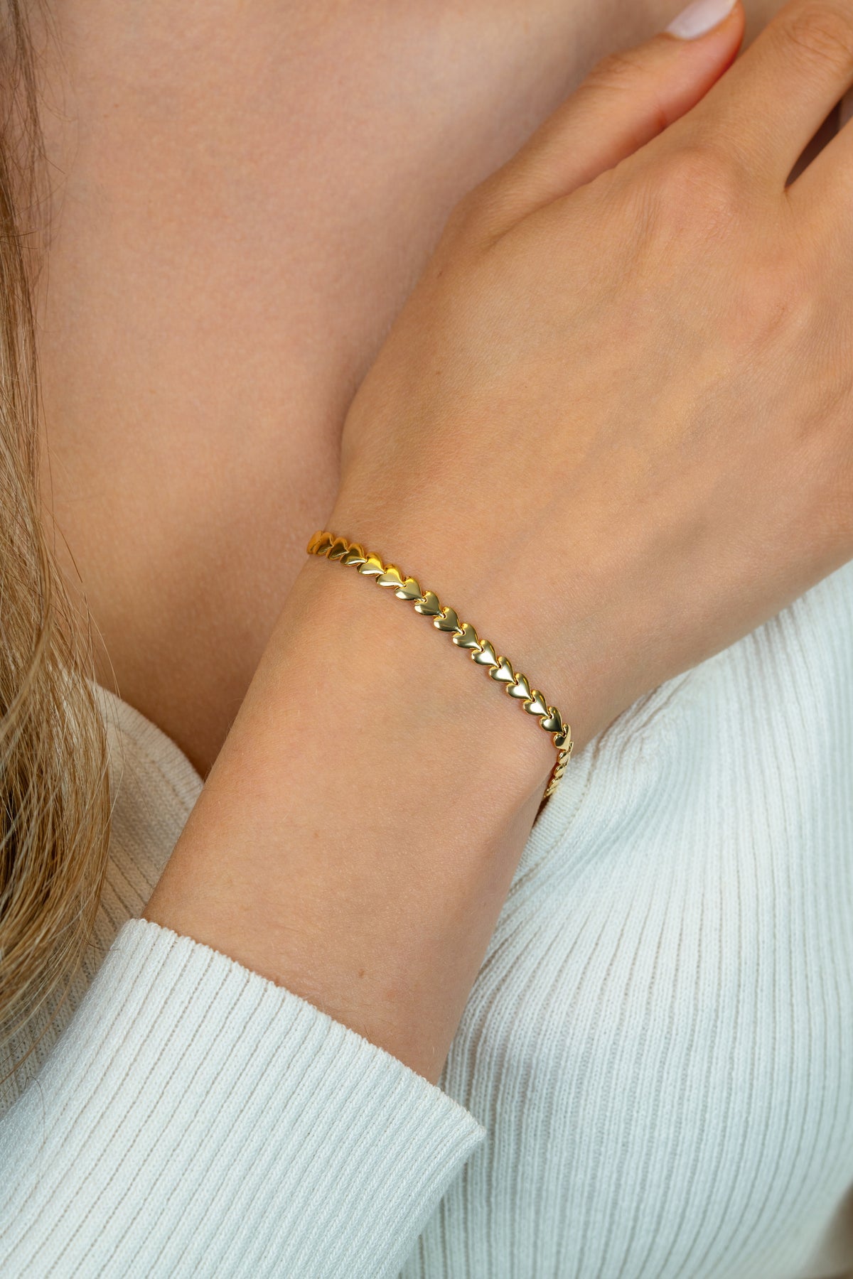ZINZI Verguld Zilveren Armband ZIA1798G