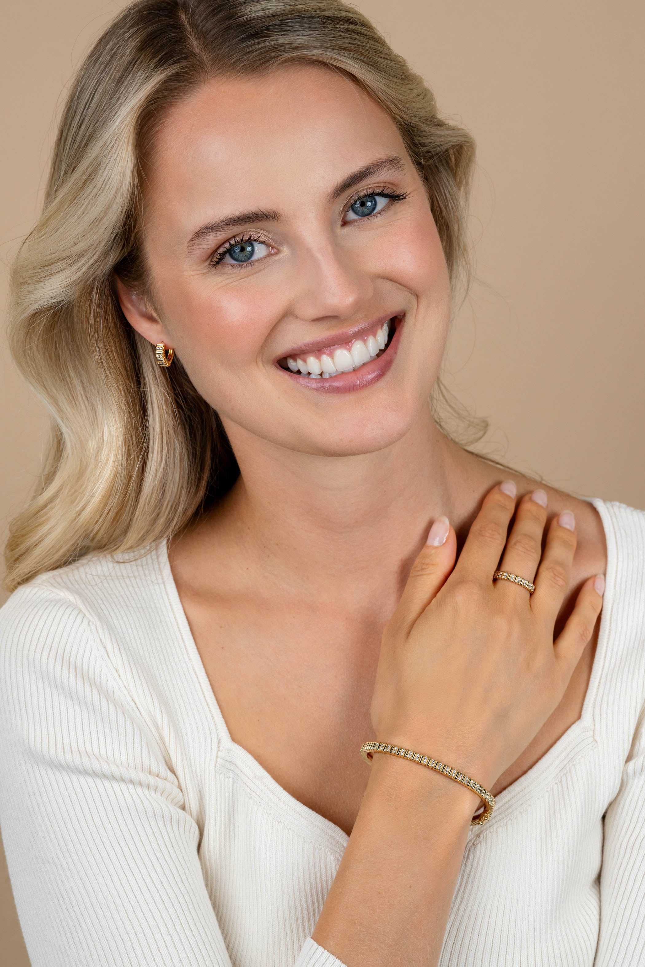 ZINZI Verguld Zilveren Armband 60 cm - ZIA2686Y