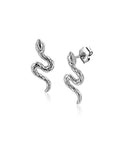 ZINZI zilveren oorstekers slang met zirkonia-ogen 18mm ZIO2721 - PansiteNederland.nl