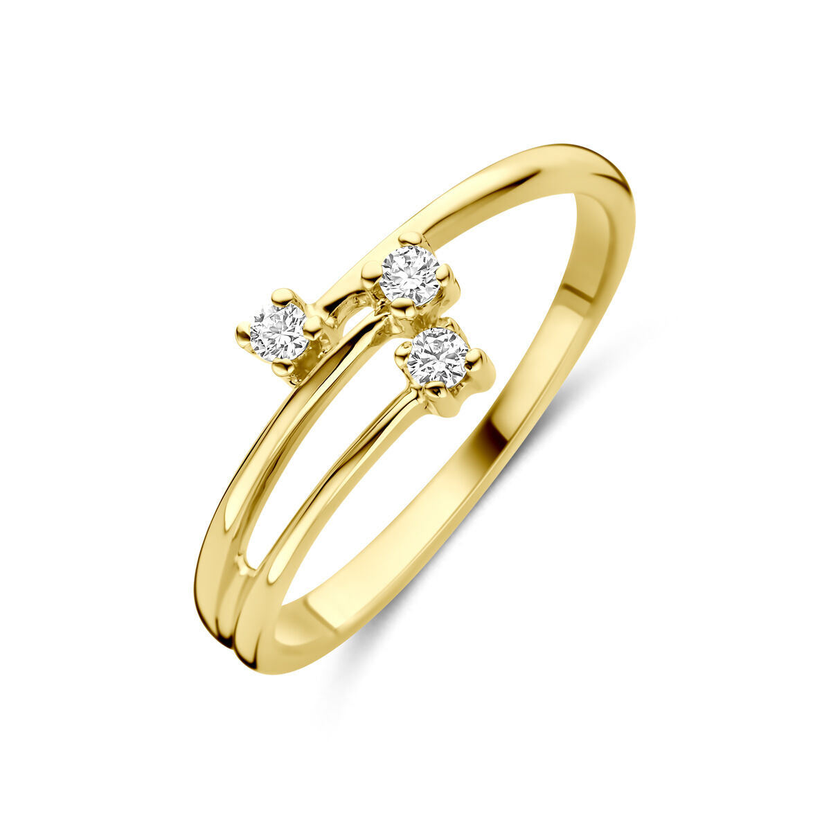 Fantasy Collection Ring zirkonia 14K geelgoud