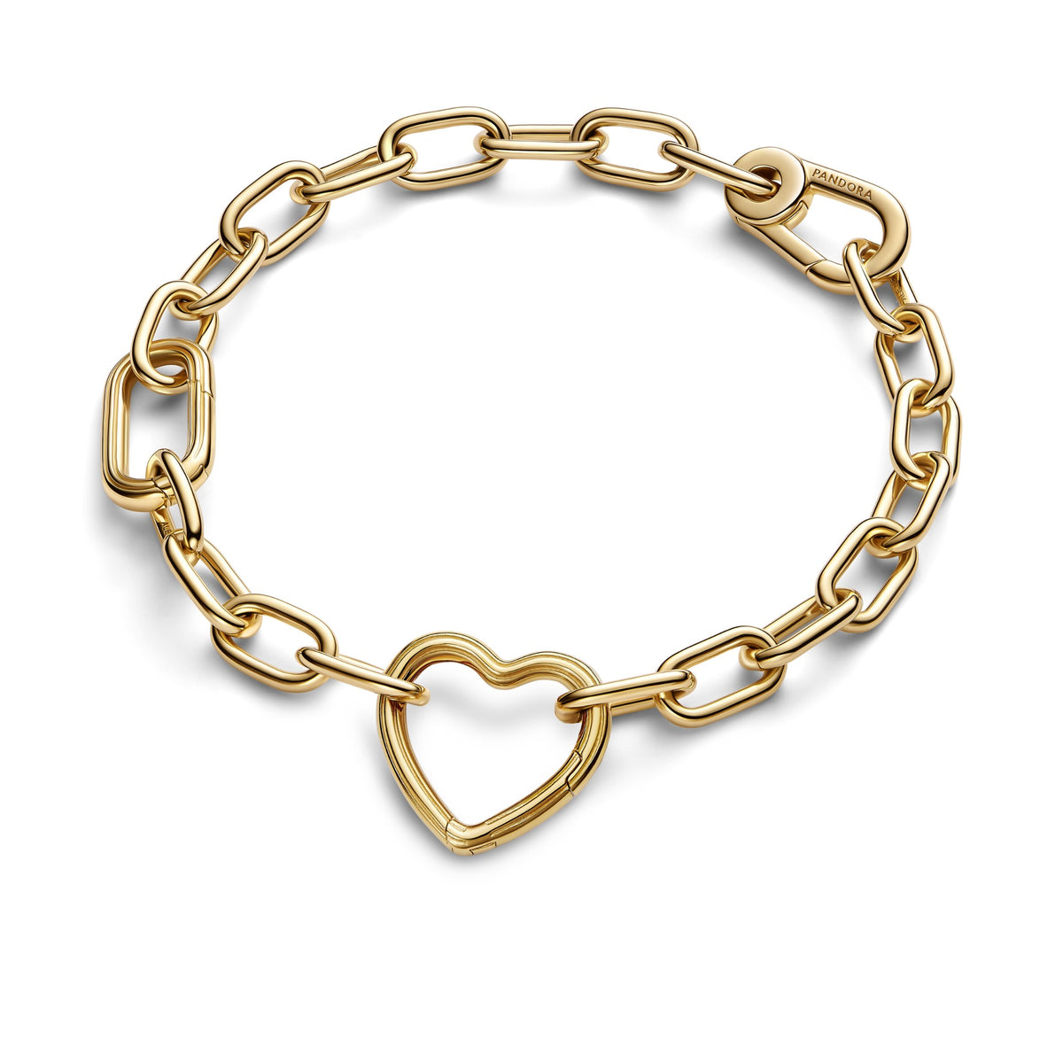 Pandora ME Hart Openbare Schakel goudverguld 760081C00