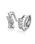 ZINZI zilveren multi-look oorringen met 3 rijen, bezet met witte zirkonia's 9mm breed met luxe klapsluiting 16mm ZIO2645 - PansiteNederland.nl