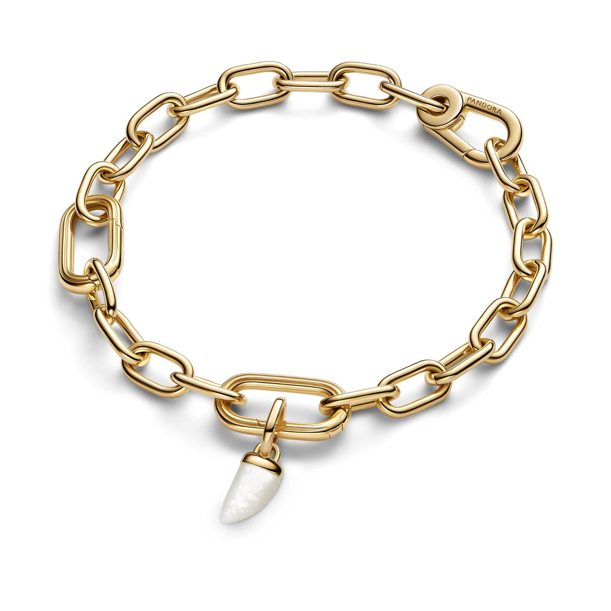 Pandora ME Haaientand mini hangende bedel goudverguld 763373C01