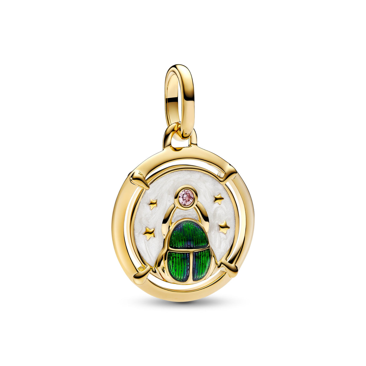 Pandora Scarab Beetle Medaillonbedel goudverguld
