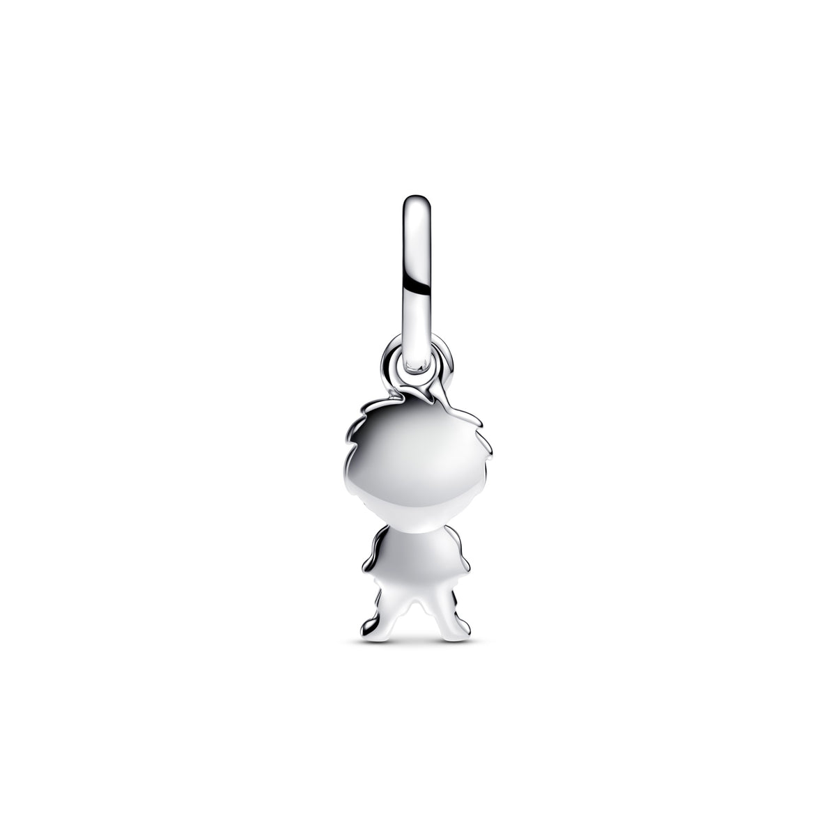 Pandora Hangende bedel met happy boy bicolor zilver en goudverguld 763602C00