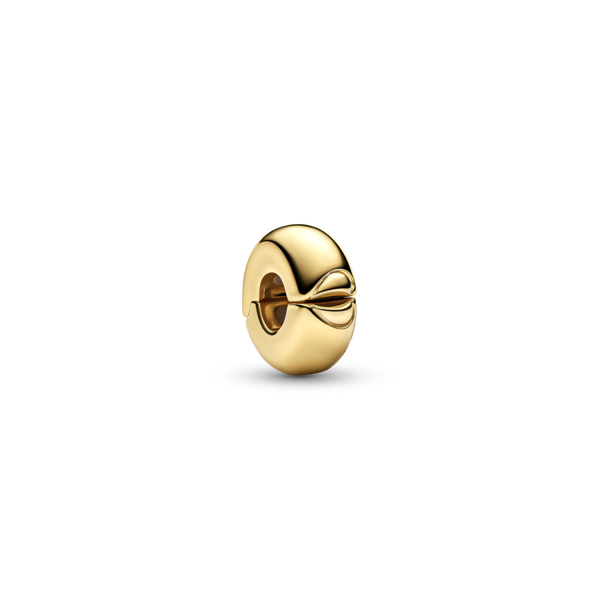 Pandora Ronde Clip Bedel goudverguld