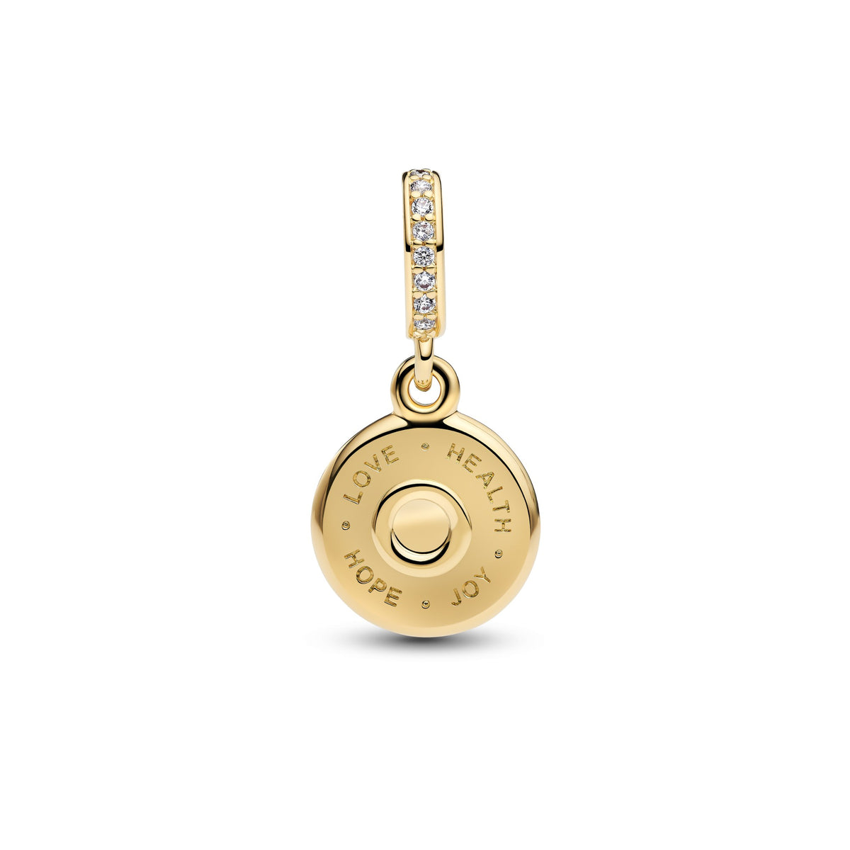 Pandora Happy Birthday Taart Hangende Bedel goudverguld 763787C01