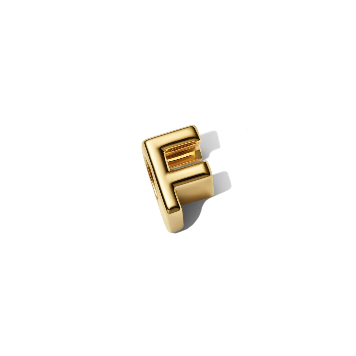 Pandora Letter F Alfabetbedel goudverguld 763952C00