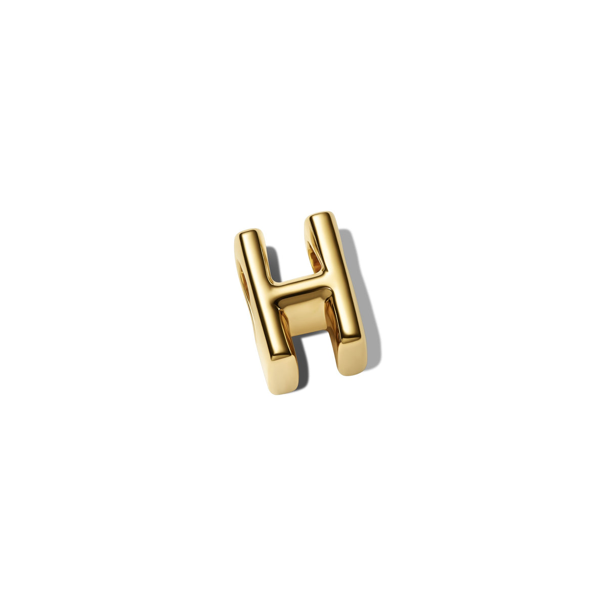 Pandora Letter H Alfabetbedel goudverguld 763954C00