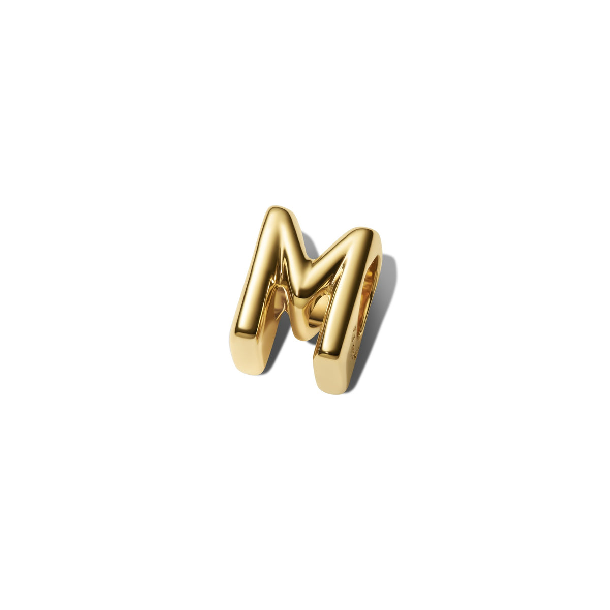 Pandora Letter M Alfabetbedel goudverguld 763959C00