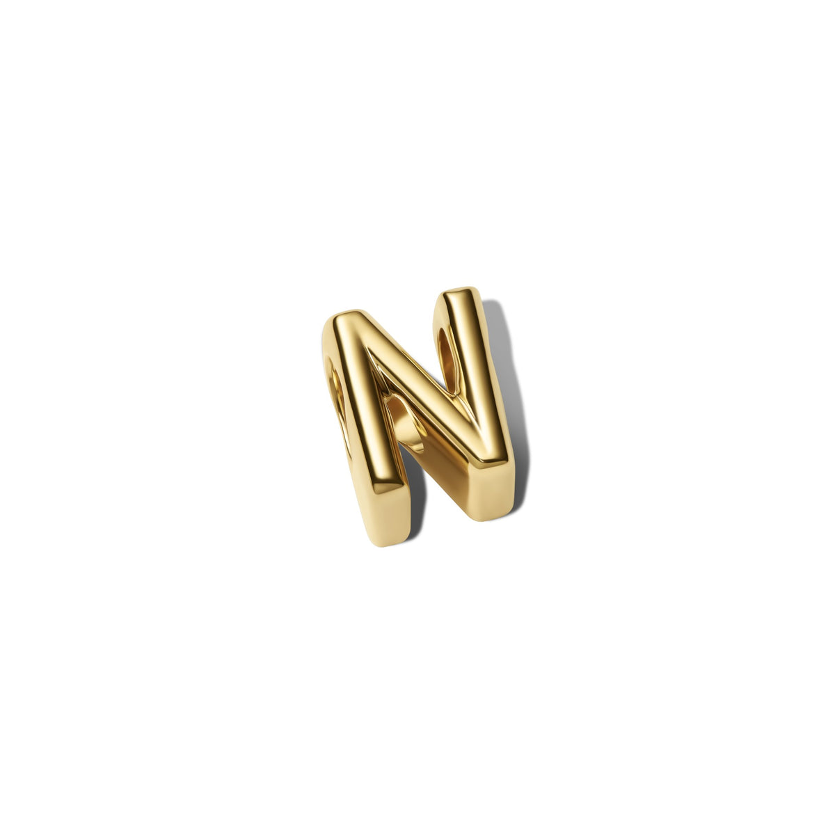Pandora Letter N Alfabetbedel goudverguld 763960C00
