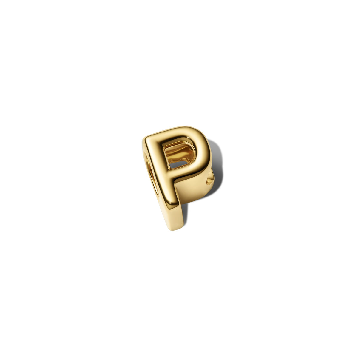 Pandora Letter P Alfabetbedel goudverguld 763962C00