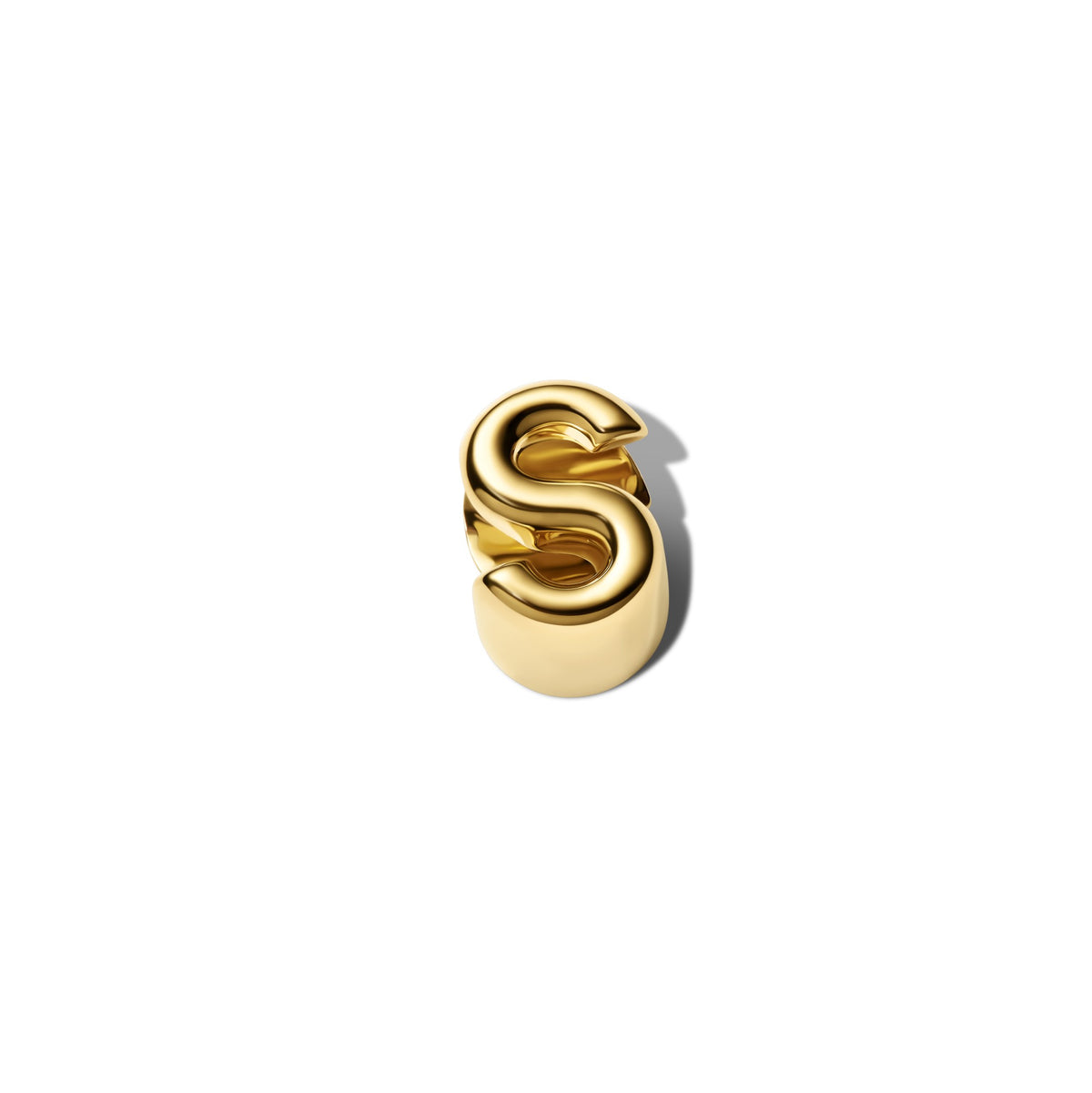 Pandora Letter S Alfabetbedel goudverguld 763965C00