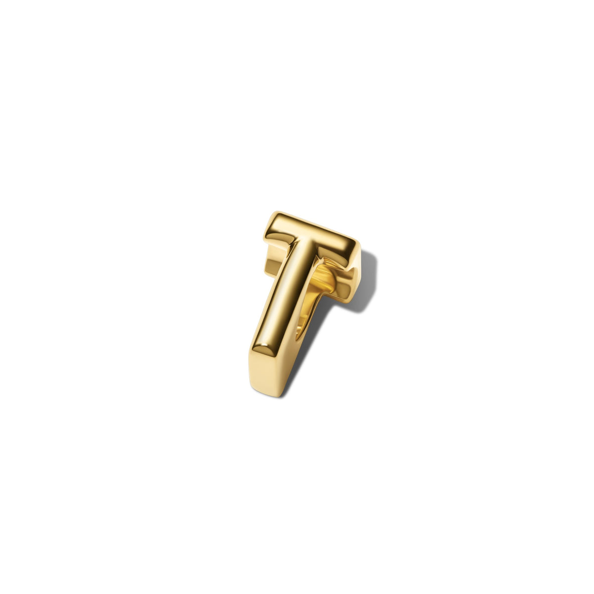 Pandora Letter T Alfabetbedel goudverguld 763966C00