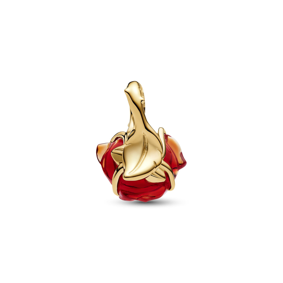 Pandora Disney Belle en het Beest Betoverde Roos Hangende Bedel goudverguld 764018C01