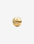 Pandora Minibedel getextureerde yin en yang 764045C00