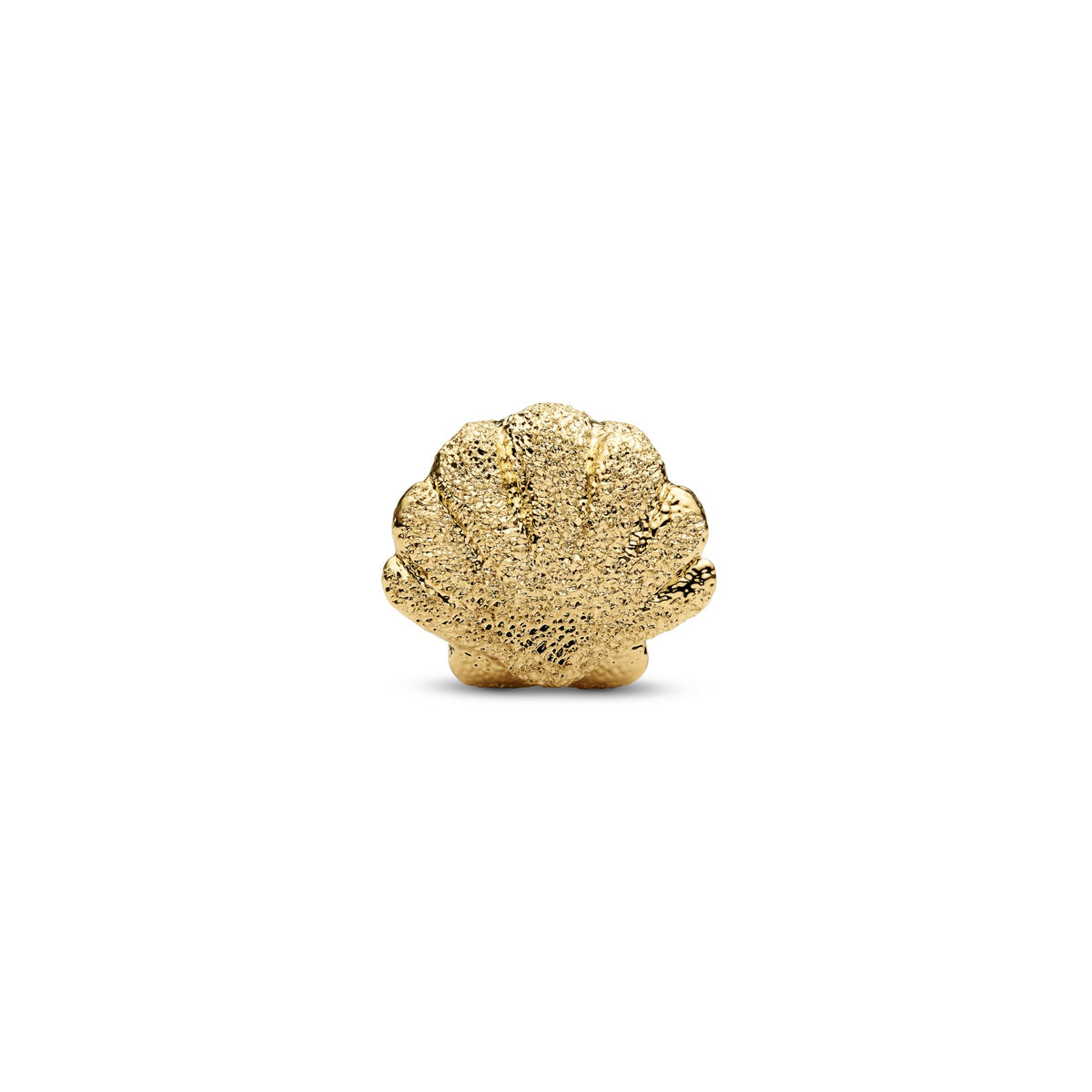 Pandora Minibedel getextureerde schelp goudverguld 764057C00
