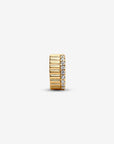 Pandora Clipbedel geribbeld 764078C01