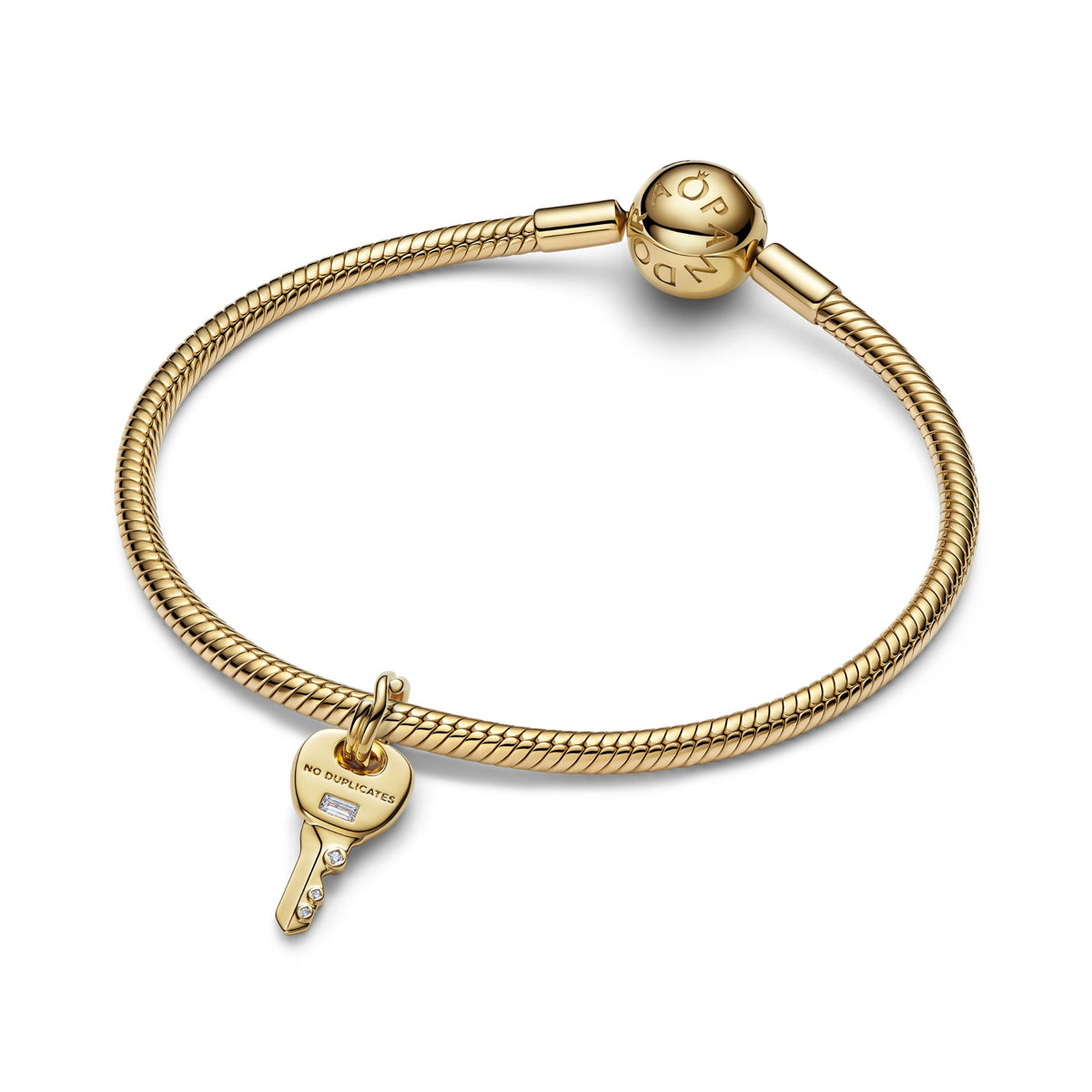 Pandora Sleutel Hangende Bedel goudverguld 764347C01