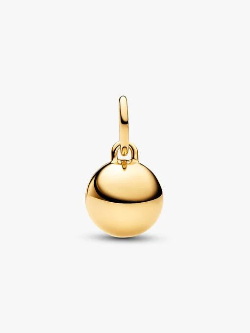 Pandora Mum Bol Bedel goudverguld zwart - 764457C01
