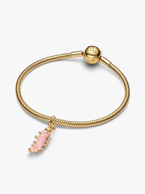 Pandora Roze Rups Bedel goudverguld - 764489C01