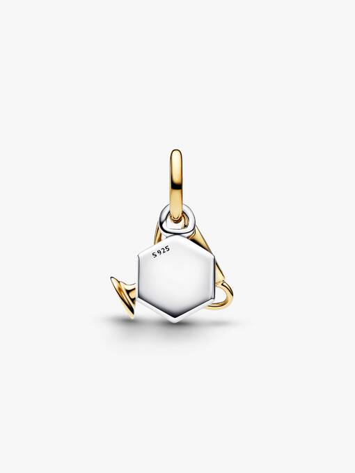 Pandora Graveerbare Trofee Dubbele Hangende Bedel bicolor zilver en goudverguld 764715C01