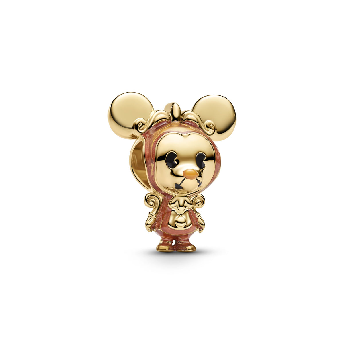 Pandora Disney Mickey Mouse als Cogsworth Bedel goudverguld