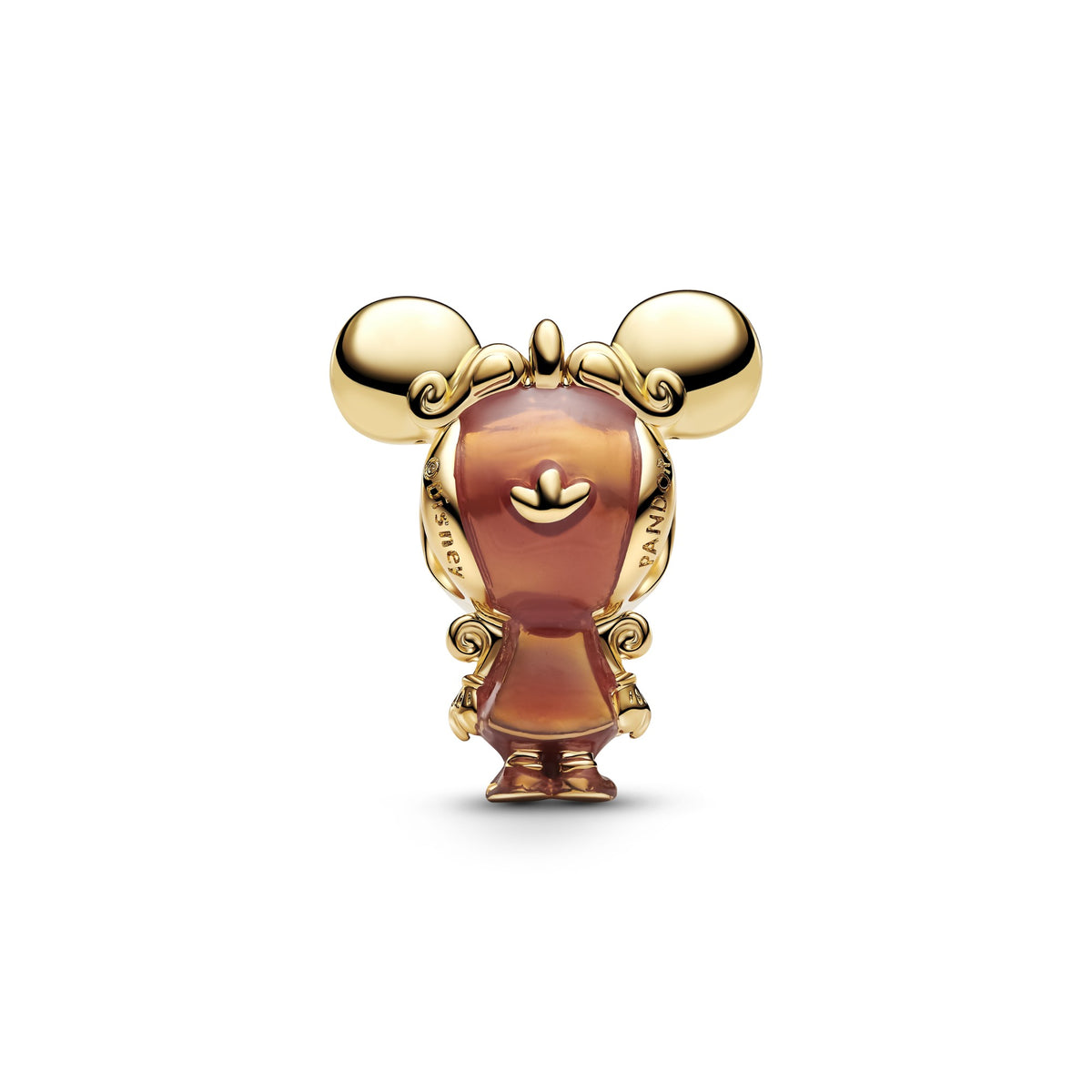 Pandora Disney Mickey Mouse als Cogsworth Bedel goudverguld 764763C01