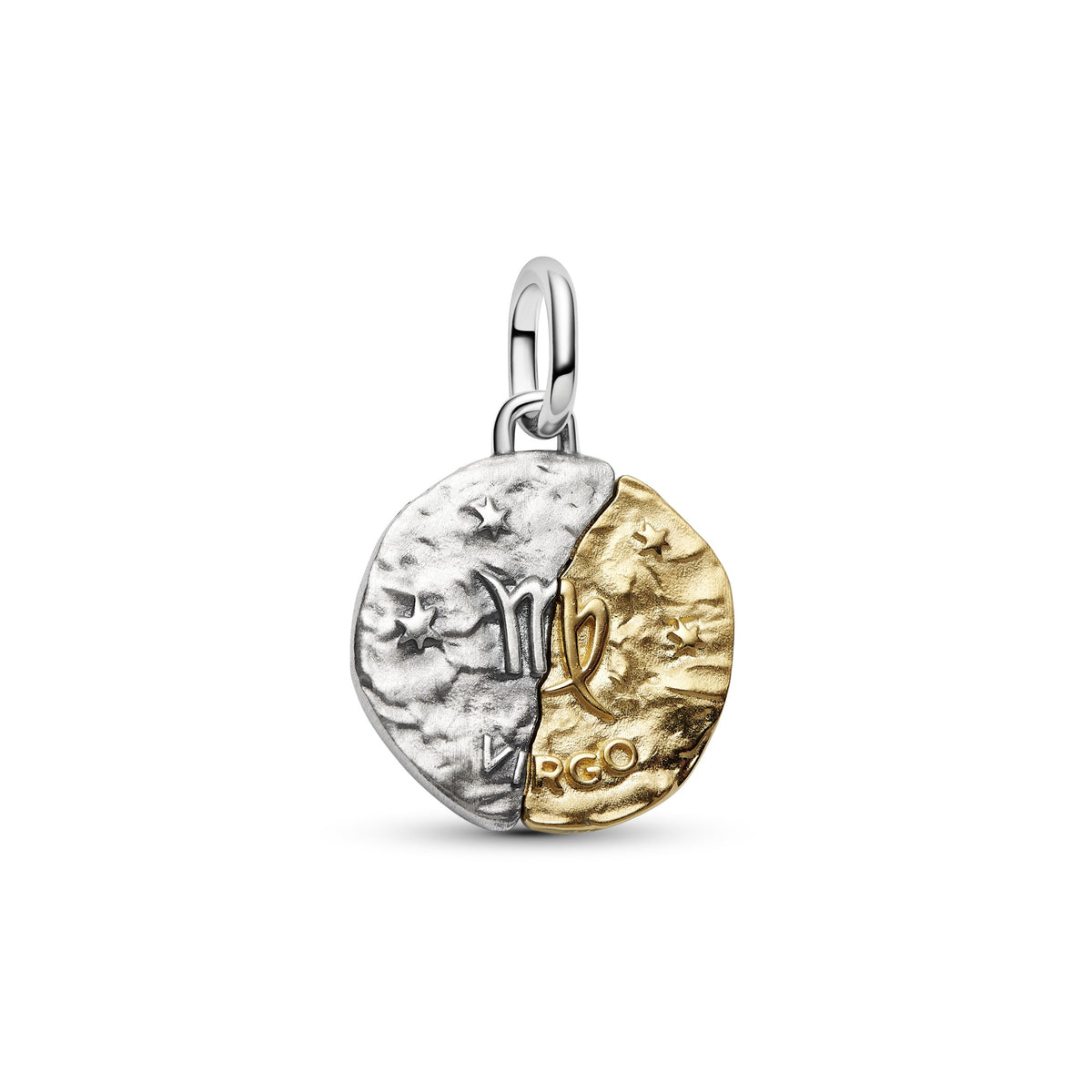 Pandora Dierenriem Maagd Medaillonbedel bicolor zilver en goudverguld 764992C01