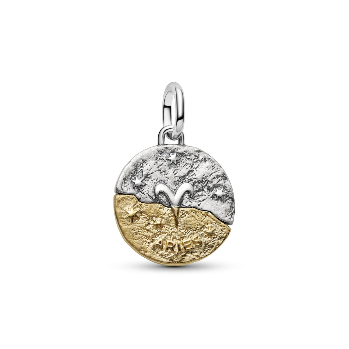Pandora Dierenriem Ram Medaillonbedel bicolor zilver en goudverguld 764993C01