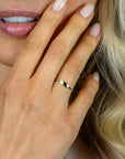 ZINZI Gold 14 krt gouden ring met glad staafje ZGR553 - PansiteNederland.nl