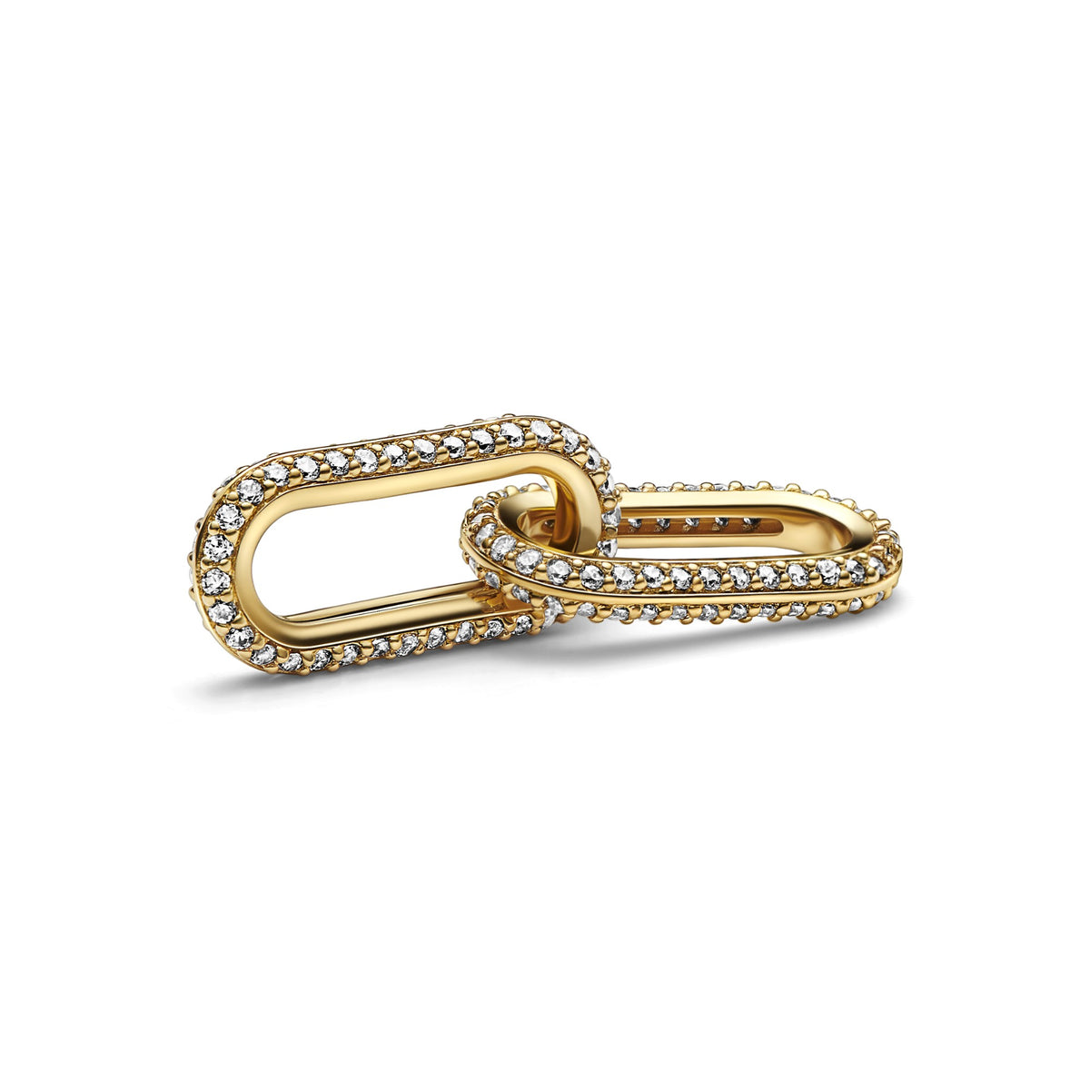 Pandora ME Styling Pavé Double Link goudverguld