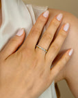 ZINZI zilveren multi-look ring (5mm breed) met slang rondom met witte zirkonia ZIR2722 - PansiteNederland.nl